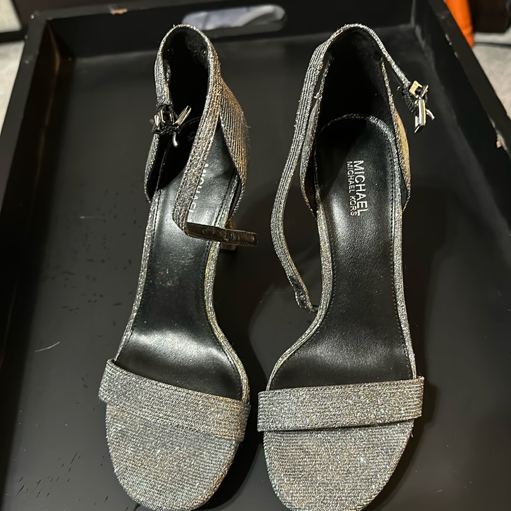 Michael Kors Platform Heels in Silver
